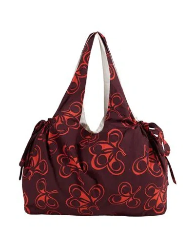 Aspesi Woman Handbag Burgundy Size - Cotton In Red