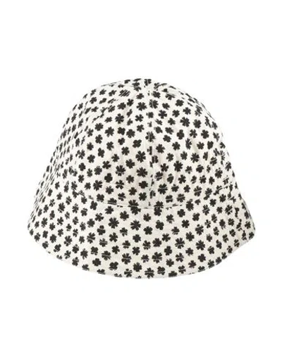 Aspesi Woman Hat Ivory Size M Cotton