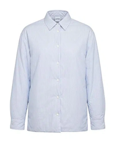 Aspesi Woman Jacket Azure Size Xs Cotton In Blue