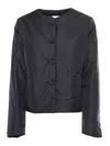 Aspesi Button Long Sleeve Casual Jacket In Black