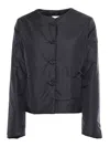 Aspesi Button Long Sleeve Casual Jacket In Black