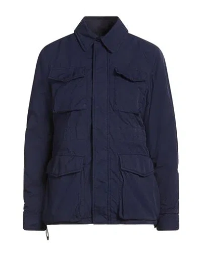 Aspesi Woman Jacket Blue Size L Polyester, Polyamide