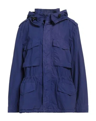 Aspesi Woman Jacket Blue Size Xl Cotton
