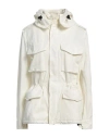 Aspesi Woman Jacket Ivory Size L Cotton In White