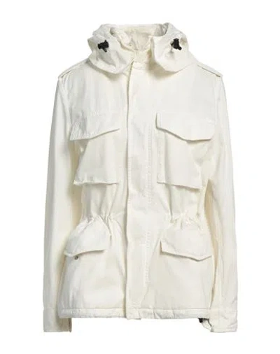 Aspesi Woman Jacket Ivory Size L Cotton In White