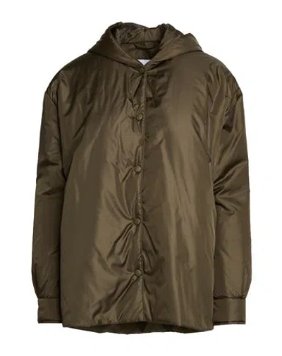 Aspesi Woman Jacket Military Green Size Xs Polyamide