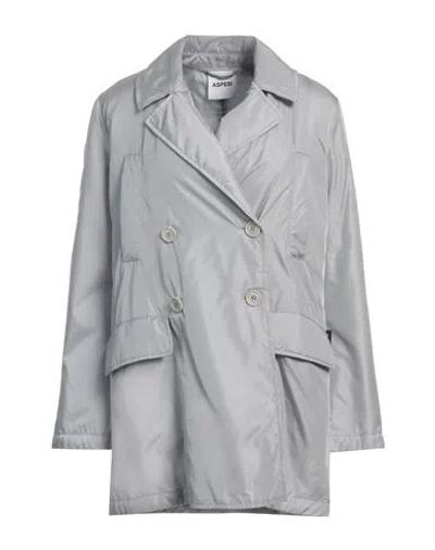 Aspesi Woman Jacket Light Grey Size Xxs Polyamide In Gray