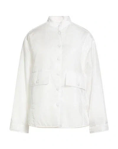 Aspesi Woman Jacket White Size M Polyamide