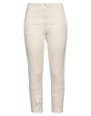 Aspesi Woman Jeans Beige Size 6 Lyocell, Cotton, Elastane
