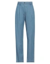 Aspesi Woman Jeans Blue Size 10 Cotton In Blue