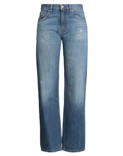 Aspesi Woman Jeans Blue Size 30 Cotton