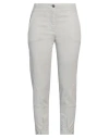Aspesi Woman Jeans Light Grey Size 4 Lyocell, Cotton, Elastane