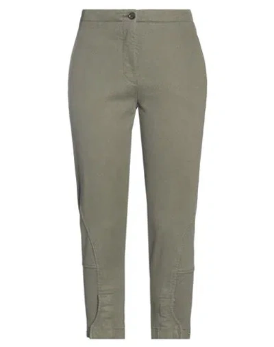 Aspesi Woman Jeans Military Green Size 8 Lyocell, Cotton, Elastane