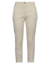 Aspesi Woman Jeans Sage Green Size 8 Lyocell, Cotton, Elastane In Sage Green