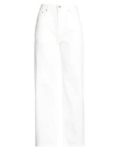 Aspesi Woman Jeans White Size 28 Cotton