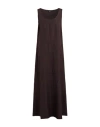 Aspesi Woman Maxi Dress Dark Brown Size 6 Cotton