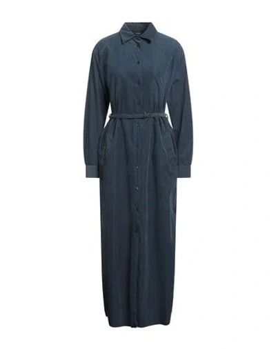 Aspesi Woman Maxi Dress Deep Teal Size 8 Cotton In Green