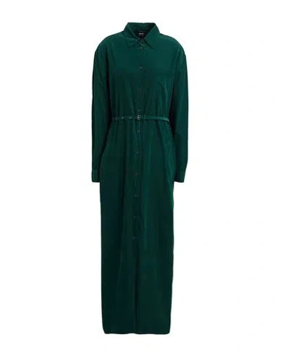 Aspesi Woman Maxi Dress Emerald Green Size 8 Cotton
