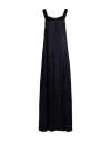Aspesi Woman Maxi Dress Midnight Blue Size 8 Viscose In Blue