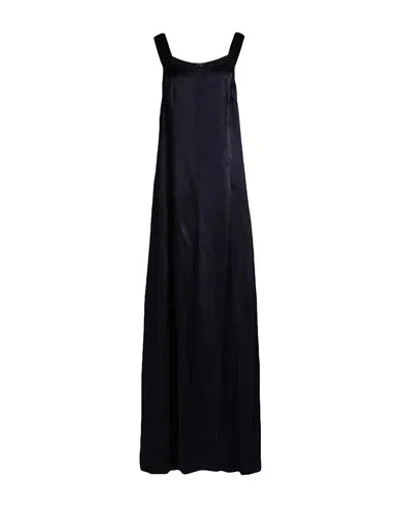 Aspesi Woman Maxi Dress Midnight Blue Size 8 Viscose
