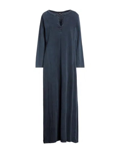 Aspesi Long Dresses In Midnight Blue