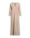 Aspesi Long Dresses In Beige
