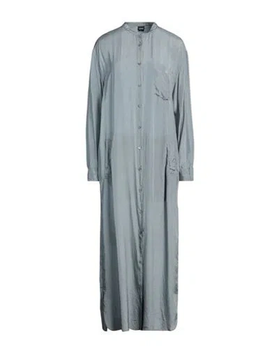 Aspesi Woman Maxi Dress Sky Blue Size 10 Acetate, Cupro