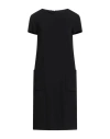 Aspesi Woman Midi Dress Black Size 12 Triacetate, Polyester In Black