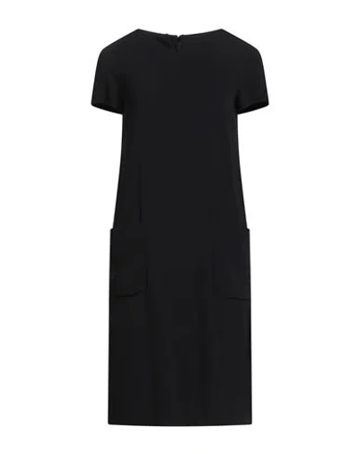 Aspesi Woman Midi Dress Black Size 12 Triacetate, Polyester