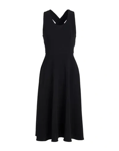 Aspesi Woman Midi Dress Black Size 4 Triacetate, Polyester