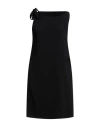 Aspesi Woman Midi Dress Black Size 6 Triacetate, Polyester In Black