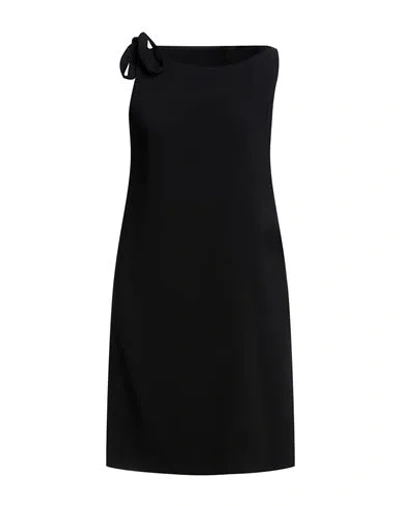 Aspesi Woman Midi Dress Black Size 6 Triacetate, Polyester