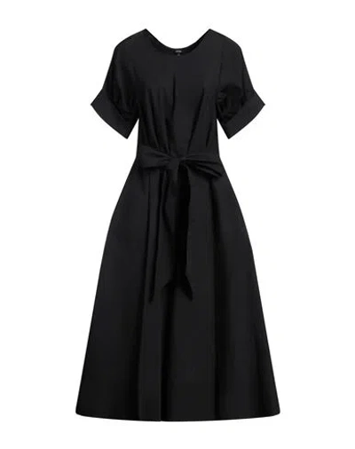 Aspesi Woman Midi Dress Black Size 8 Cotton