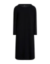 Aspesi Woman Midi Dress Black Size 8 Triacetate, Polyester