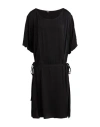 Aspesi Woman Midi Dress Black Size 8 Viscose
