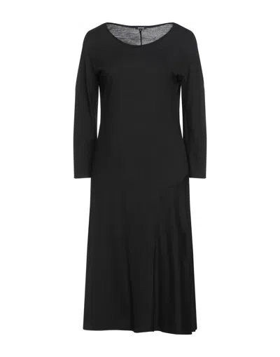 Aspesi Midi Dresses In Black
