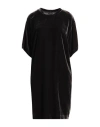 Aspesi Woman Midi Dress Midnight Blue Size 6 Viscose, Silk In Grey
