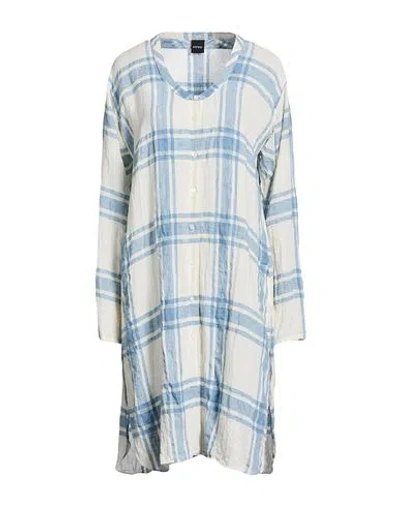 Aspesi Woman Midi Dress Cream Size 4 Linen In White