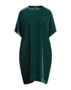 Aspesi Woman Mini Dress Deep Teal Size 4 Viscose, Silk In Green