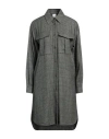 Aspesi Woman Midi Dress Grey Size 8 Virgin Wool, Acrylic, Polyamide, Cashmere In Grey