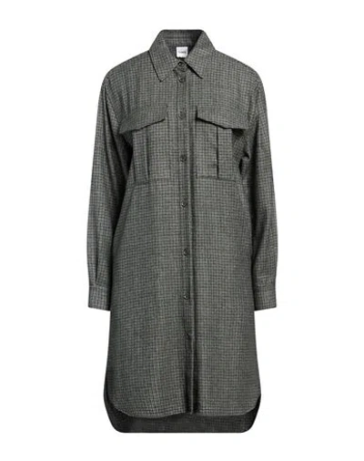 Aspesi Woman Midi Dress Grey Size 8 Virgin Wool, Acrylic, Polyamide, Cashmere