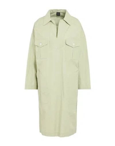 Aspesi Woman Midi Dress Light Green Size 4 Cotton