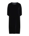 Aspesi Woman Midi Dress Midnight Blue Size 6 Viscose, Silk In Blue