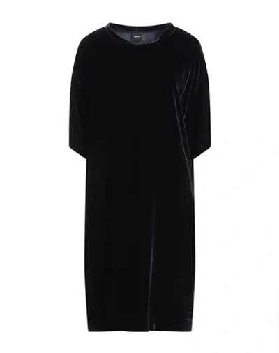 Aspesi Woman Midi Dress Midnight Blue Size 6 Viscose, Silk