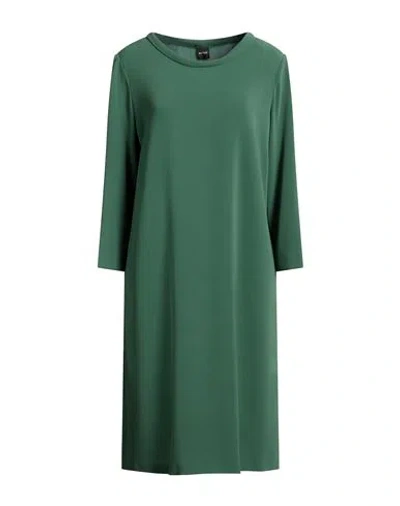 Aspesi Woman Midi Dress Military Green Size 10 Triacetate, Polyester