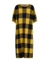 Aspesi Woman Midi Dress Mustard Size 6 Wool
