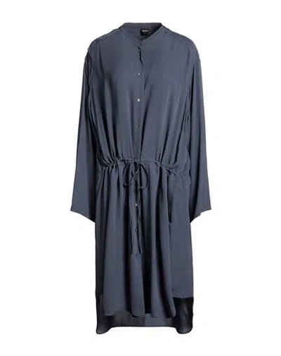 Aspesi Woman Midi Dress Navy Size 2 Viscose In Blue