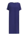 Aspesi Woman Midi Dress Purple Size 10 Silk