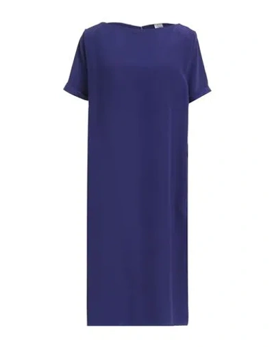 Aspesi Woman Midi Dress Purple Size 10 Silk