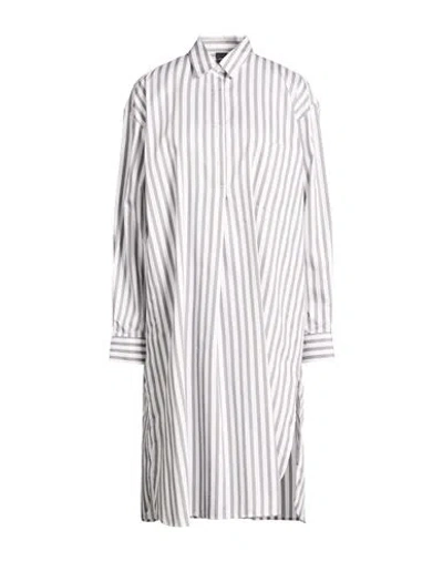 Aspesi Woman Midi Dress White Size 8 Cotton